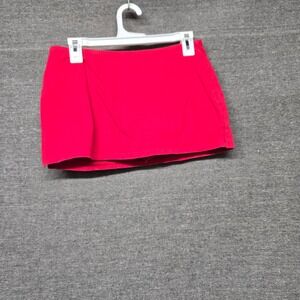Out From Under Red Jersey Mini Skort Women Medium OB2058354 Made in Canada